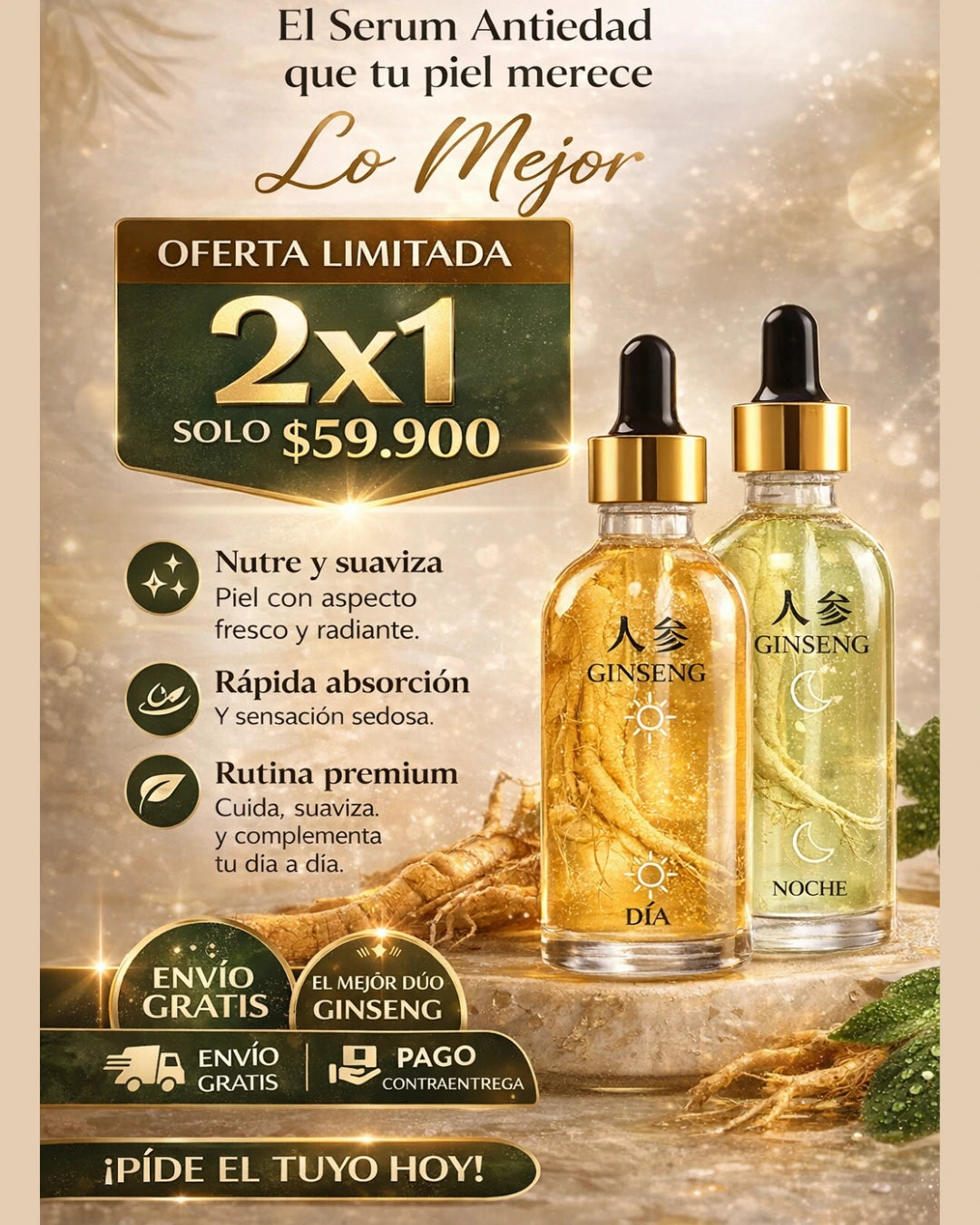 2x1 GINSENG ORIGINAL CON RAIZ